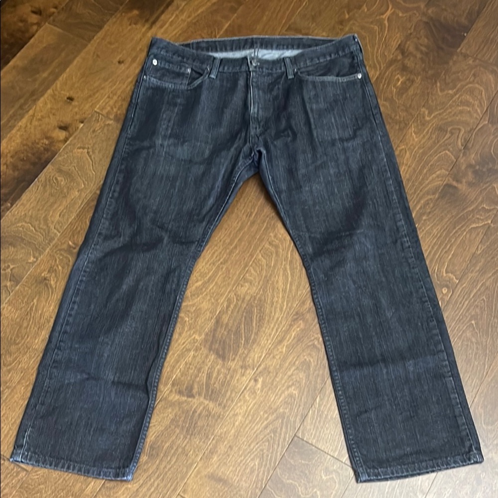 Levi's 514 Black Straight Jeans